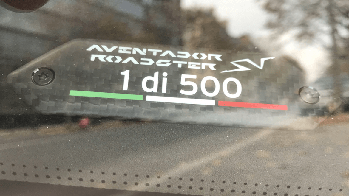 Lamborghini Lamborghini Aventador Sv Roadster